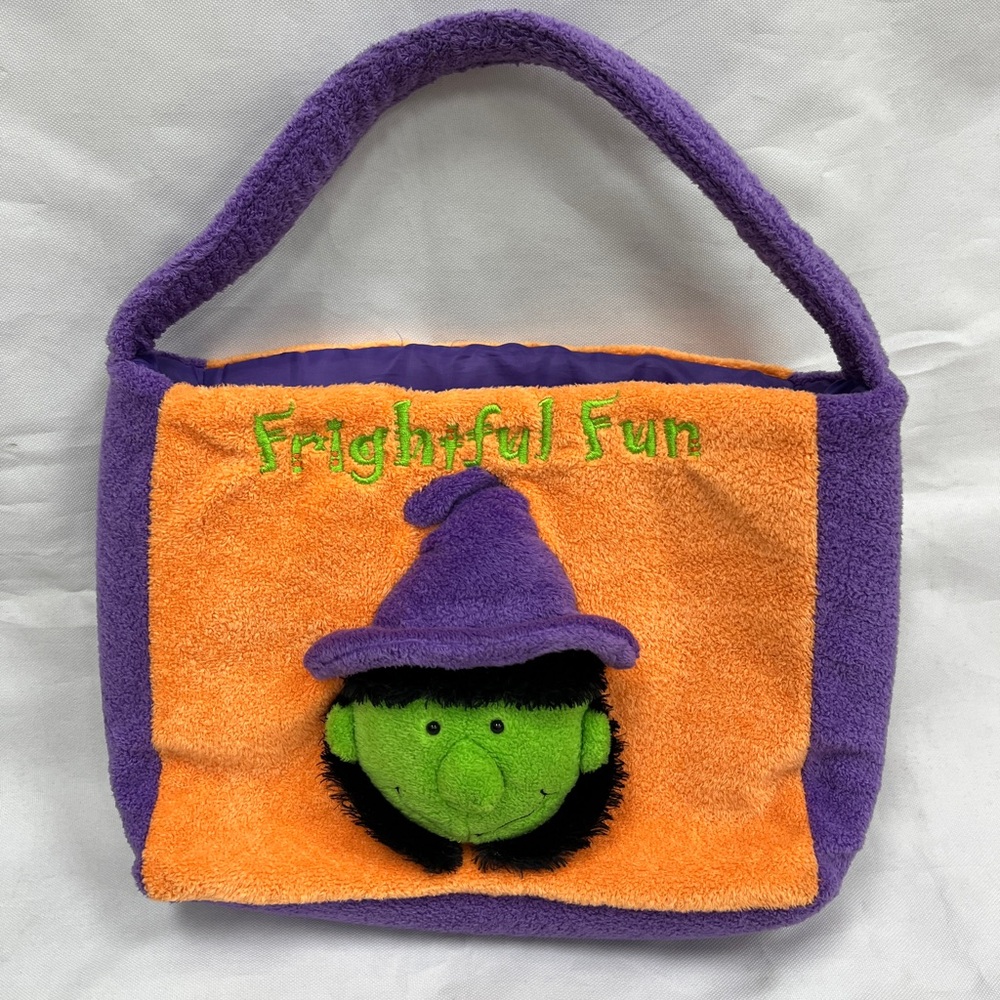 Animal Adventure Frightful Fun Witch Halloween Trick or Treat Tote Bag
